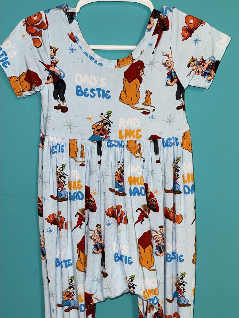 Dads Bestie/Rad Like Dad Romper